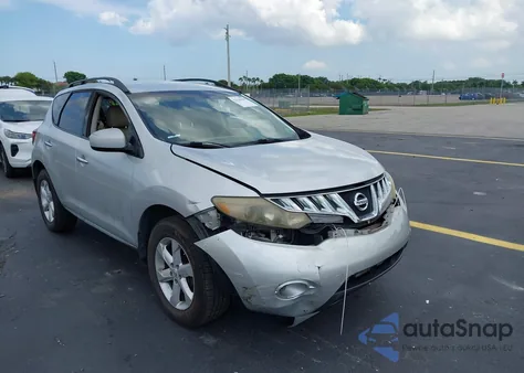 2009 Nissan Murano S from USA, damaged, VIN JN8AZ18U59W016894
